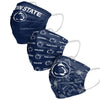 Penn State Nittany Lions NCAA Womens Matchday 3 Pack Face Cover