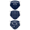 Penn State Nittany Lions NCAA Womens Matchday 3 Pack Face Cover