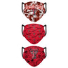Texas Tech Red Raiders NCAA Womens Matchday 3 Pack Face Cover