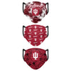 Indiana Hoosiers NCAA Womens Matchday 3 Pack Face Cover