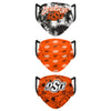 Oklahoma State Cowboys NCAA Womens Matchday 3 Pack Face Cover