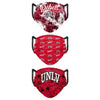 UNLV Rebels NCAA Womens Matchday 3 Pack Face Cover