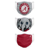 Alabama Crimson Tide NCAA Mascot 3 Pack Face Cover