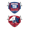 New York Giants NFL Thematic Champions Adjustable 2 Pack Face Cover