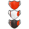 Cleveland Browns NFL Sport 3 Pack Face Cover
