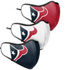 Houston Texans NFL Sport 3 Pack Face Cover