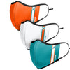 Miami Dolphins NFL Sport 3 Pack Face Cover