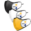 Pittsburgh Steelers NFL Sport 3 Pack Face Cover