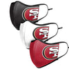 San Francisco 49ers NFL Sport 3 Pack Face Cover