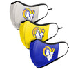 Los Angeles Rams NFL Sport 3 Pack Face Cover