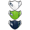 Seattle Seahawks NFL Sport 3 Pack Face Cover