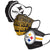 Pittsburgh Steelers NFL Mens Matchday 3 Pack Face Cover