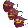 Washington Commanders NFL Mens Matchday 3 Pack Face Cover