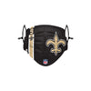 New Orleans Saints NFL Drew Brees On-Field Sideline Logo Face Cover
