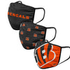 Cincinnati Bengals NFL 3 Pack Face Cover