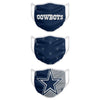 Dallas Cowboys NFL 3 Pack Face Cover