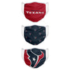 Houston Texans NFL 3 Pack Face Cover
