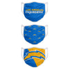 Los Angeles Chargers NFL 3 Pack Face Cover