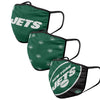 New York Jets NFL 3 Pack Face Cover