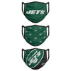 New York Jets NFL 3 Pack Face Cover