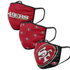 San Francisco 49ers NFL 3 Pack Face Cover