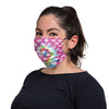 San Francisco 49ers NFL Pastel Tie-Dye Adjustable Face Cover