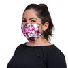 New York Giants NFL Pink Tie-Dye Adjustable Face Cover