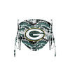 Green Bay Packers NFL Tie-Dye Beaded Tie-Back Face Cover