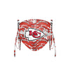 Kansas City Chiefs NFL Tie-Dye Beaded Tie-Back Face Cover