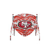 San Francisco 49ers NFL Tie-Dye Beaded Tie-Back Face Cover