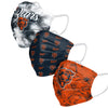 Chicago Bears NFL Womens Matchday 3 Pack Face Cover
