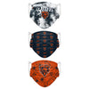 Chicago Bears NFL Womens Matchday 3 Pack Face Cover