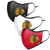 Chicago Blackhawks NHL Sport 3 Pack Face Cover