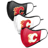 Calgary Flames NHL Sport 3 Pack Face Cover
