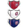 Montreal Canadiens NHL Sport 3 Pack Face Cover