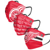 Detroit Red Wings NHL Mens Matchday 3 Pack Face Cover