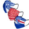 New York Rangers NHL Mens Matchday 3 Pack Face Cover
