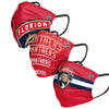 Florida Panthers NHL Mens Matchday 3 Pack Face Cover