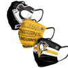 Pittsburgh Penguins NHL Mens Matchday 3 Pack Face Cover