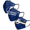 Tampa Bay Lightning NHL Mens Matchday 3 Pack Face Cover