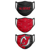 New Jersey Devils NHL 3 Pack Face Cover