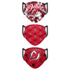 New Jersey Devils NHL Womens Matchday 3 Pack Face Cover