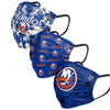 New York Islanders NHL Womens Matchday 3 Pack Face Cover