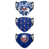New York Islanders NHL Womens Matchday 3 Pack Face Cover