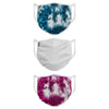 Blue & Pink Tie-Dye 3 Pack Face Cover