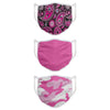 Pink Patterns 3 Pack Face Cover