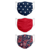 Red White & Blue 3 Pack Face Cover
