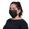 Repeat Skull Pleated Face Cover
