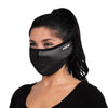 Solid Black Earband Face Cover