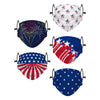 Americana Youth Adjustable 5 Pack Face Cover